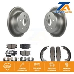 Disc Coated Rotors Semi-metallic Pads & Parking Shoes Rear Kit For Toyota Camry. Fixed Price $116.35.