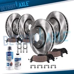 Front & Rear Disc Rotors + Brake Pads For 2010 - 2017 Chevy Equinox Gmc Terrain. Fixed Price $199.27.