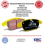 Ebc Yellowstuff Brake Pad Set Front For Audi A3 / Vw Golf Gti # DP42150R. Fixed Price $177.94.
