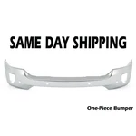 New Chrome Front Bumper For 2016-2018 Silverado 1500 With Sensor Holes. Fixed Price $229.99.