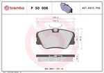 Brembo P50008 Front Brake Pad Set Fits Mercedes 124 190 E-class. Fixed Price $47.03.