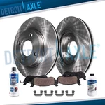 Front Disc Rotors Ceramic Brake Pads For 2004 - 2009 Kia SPECTRA5 2.0L. Fixed Price $95.36.