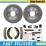 Rear Brake Drums Shoes & Hardware Spring Kit Fits Nissan Altima 2.4L 1999 2000. Fixed Price $190.20.