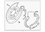 Genuine Nissan Brake Assembly 44010-5RB0D. Fixed Price $279.48.