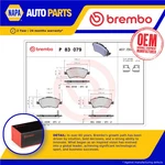 Brake Pads Set Front P83079 Brembo 0446502160 0446502200 0446502210 0446502260. Fixed Price $58.26.