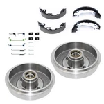 Rear Brake Drums Ceramic Shoes W/ Hardware Kit 6 Pcs 00-08 Ford Focus. Fixed Price $248.26.