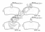 Breck 24134 00 701 10 Brake Pad Set, Disc For Peugeot. Fixed Price $62.27.