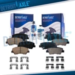 Front Rear Ceramic Pads W/hardware Kit For 2012 - 2017 Hyundai Accent Kia Rio. Fixed Price $58.64.