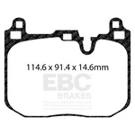 Ebc Brakes DP42271R Yellowstuff Street And Track Pads. Fixed Price $261.25.