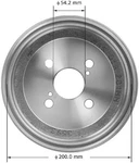 Bendix PDR0515 Brake Drum For 86-92 Geo Toyota Celica Corolla Prizm. Fixed Price $59.99.