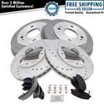 Front & Rear Brake Pad Rotor,shoe Drum Kit Fits 1990-1997 Honda Accord. Fixed Price $199.85.