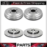Durago Brake Rotor Drum Set 4 Pcs Front,rear For Chevrolet Aveo 05 06 07 Xj. Fixed Price $202.29.