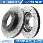 330MM Rear Drilled Brake Rotors For Chevy Gmc Silverado Savana Sierra 1500 Yukon. Fixed Price $72.10.