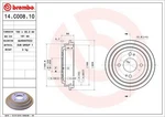 Brembo 14.C008.10 Brake Drum For Honda. Fixed Price $35.29.