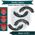 Bosch Oem Rear Brake Shoes For 1999-2001 Honda Odyssey 3.5L Lifetime Warranty. Fixed Price $55.91.