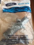 Nos Ford Screw Kit C7TZ-2041-C One Package Of Two Pieces Original Part. Fixed Price $14.95.