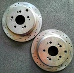 Performance Rear Brake Rotors Fits 05-10 Honda Odyssey/slotted/drilled/new. Fixed Price $39.99.