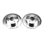 Power Stop For 89-98 Nissan 240SX Rear Evolution Drilled & Slotted Rotors Pair. Fixed Price $115.41.