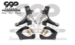 Cpp Mustang Ii Ifs Modular 2" Drop Height Spindles Disc Brake Brackets Kit. Fixed Price $299.00.
