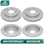 Front +rear Disc Brake Rotors Ford F-150 2000 2001 2002 2003 2004 4WD Lugs. Fixed Price $160.59.