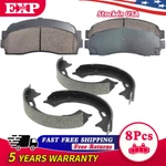 Front Rear Ceramic Brake Pads Parking Shoe Kit Ford Explorer Sport Trac. Fixed Price $49.27.