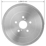 Bendix PDR0836 Brake Drum Fits 2009 2019 Corolla For Toyota. Fixed Price $61.28.
