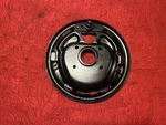 1967-1973 Mustang V-8 10" Front Drum Brake Backing Plate Passenger. Fixed Price $22.00.