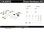 Drum Brake Hardware Kit-premium Centric 118.63012. Fixed Price $21.18.