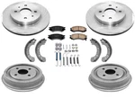Fits Saturn Sl Sc Sw 91 02 Frt Rotors & Drums Front Pads Rear Brake Shoes 7PC. Fixed Price $203.00.