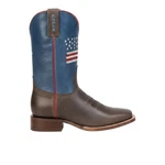 Roper 250 Usa Square Toe Cowboy Mens Blue, Brown Casual Boots 09-020-7001-8840. Fixed Price $249.99.