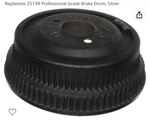 Brake Drum-r-line Rear Raybestos 2513R. Fixed Price $40.00.