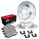 For Mazda CX-5 19-25 R1 Concepts Drilled & Slotted Rear Brake Kit W Optimum Pads. Fixed Price $279.67.