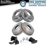 Front & Rear Brake Pad Rotor,shoe Drum Kit Fits 1999-2002 Toyota Tacoma. Fixed Price $264.85.