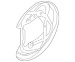 Genuine Audi Brake Dust Shield 4M0-615-611-C. Fixed Price $152.63.