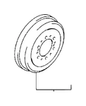Oem Rear Right/left Brake Drum Fits Select 2003-2009 Toyota Matrix 42431-01030. Fixed Price $136.88.