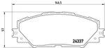 Brembo P83071 Front Brake Pad Set Fits Toyota Jmc Scion Auris Harrier Mark X Zio. Fixed Price $50.83.