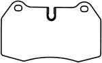 Semi-met Brake Pads Bendix MKD639IQ. Fixed Price $37.36.