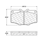 C-tek Ceramic Disc Brake Pad Sets Fits 1976-1989 Toyota Land Cruiser Pickup 4RUN. Fixed Price $38.84.