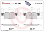 Brembo Brake Pad Set 36 031. Fixed Price $91.00.