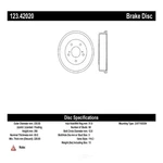 Brake Drum-c-tek Standard Centric 123.42020 Fits 89-94 Nissan Maxima. Fixed Price $43.79.