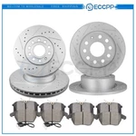 Front Rear Ceramic Brake Pads And Rotors For Volkswagen Jetta 2012-2018 Eos 2016. Fixed Price $216.15.