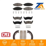 Front Rear Ceramic Brake Pads & Parking Shoe Kit Lincoln Town Car Ford Crown. Fixed Price $76.93.