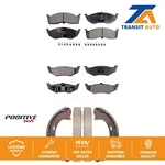 Front Rear Semi-metallic Brake Pads Parking Shoe Kit For Chrysler Intrepid Dodge. Fixed Price $69.78.