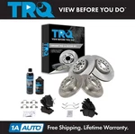 Trq Front & Rear Ceramic Pad Rotor Drums Brake Shoe Kit W/fluids For Vw. Fixed Price $234.95.