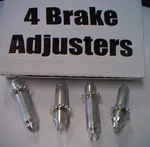 Four Brake Shoe Adjusters Packard 1948 To 1956 -for Your Job,save $$$. Fixed Price $79.95.