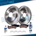 Front Brake Rotors + Ceramic Pads For 2006 2007 2008 2009 Chevy Uplander Montana. Fixed Price $111.74.
