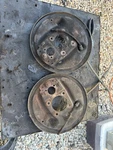 Rear Drum Brake Backing Plates With Splash Shield Gm 10 Bolt.. Fixed Price $75.00.