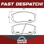 Brake Pads Set Front P30018 Brembo 581011FA50 581012CA10 581012CA11 581012CA20. Fixed Price $40.09.