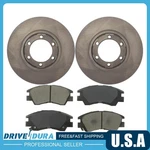 Front Disc Rotors And Brake Pads Kit For Dodge Ram 50 Mitsubishi Mighty Max. Fixed Price $132.99.