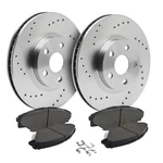 Rear Drilled Brake Rotors + Pads For Nissan Murano Pathfinder Infiniti QX60. Fixed Price $102.89.